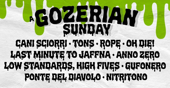 A Gozerian Sunday - l'appuntamento fisso della scena underground torinese  - domenica 26 settembre